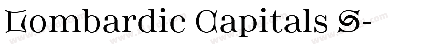 Lombardic Capitals S字体转换